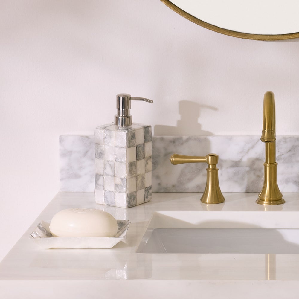 Mackenzie-chilllds Sterling Check Mackenzie-chilllds Capiz Bath Collection - Image 7