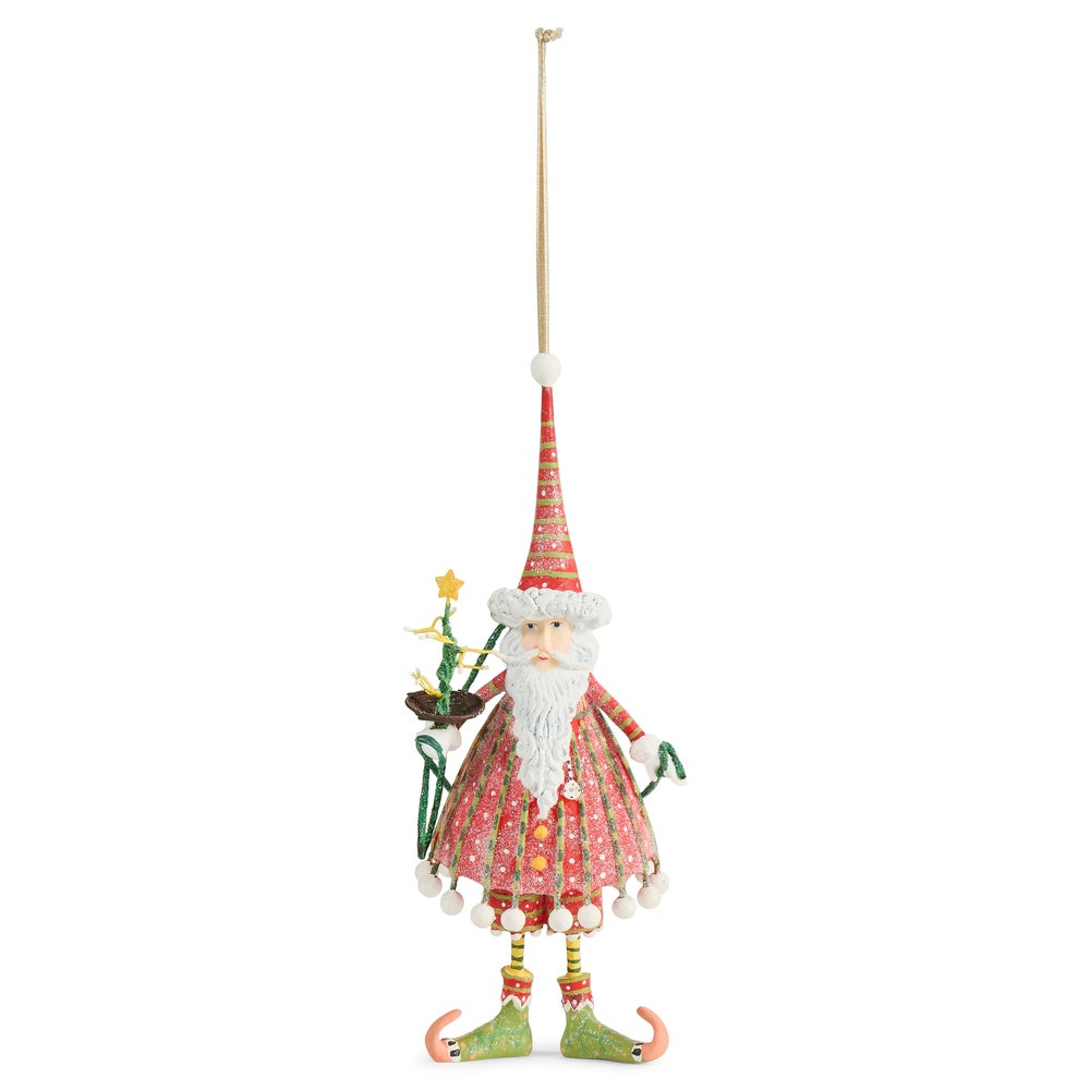 MACKENZIE-CHILDS Mackenzie-chilllds Patience Brewster Dash Away Dashing Santa Ornament - Image 3