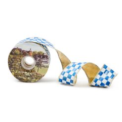 MACKENZIE-CHILDS Mackenzie-chilllds Royal Check 2?? Ribbon