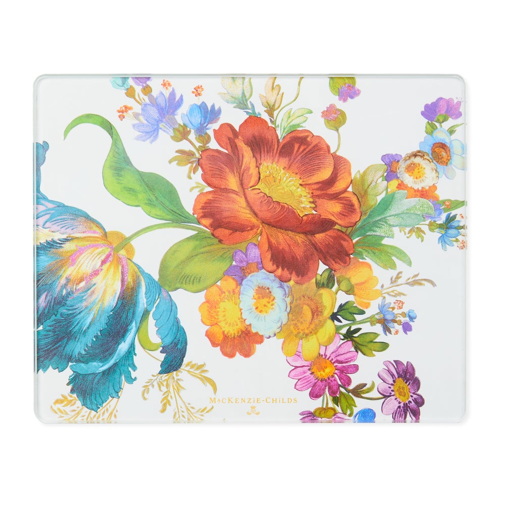 MACKENZIE-CHILDS Mackenzie-chilllds Flower Market Glass Cutting Boards, Set of 2 - Image 3