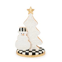 MACKENZIE-CHILDS Mackenzie-chilllds Gingerbread Small Snowman Tree