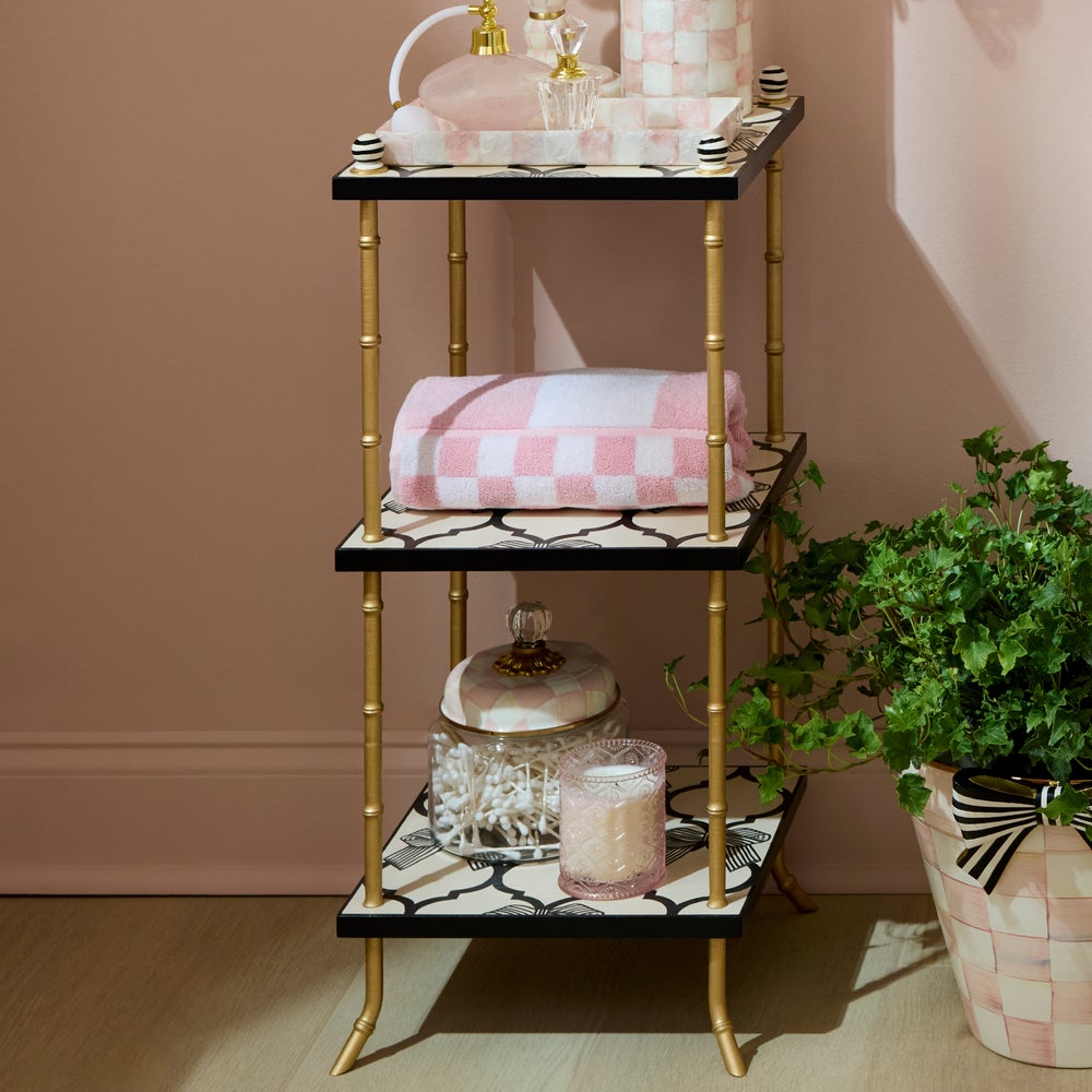 MACKENZIE-CHILDS Mackenzie-chilllds Pretty As A Bow 3 Tiered Table - Image 3