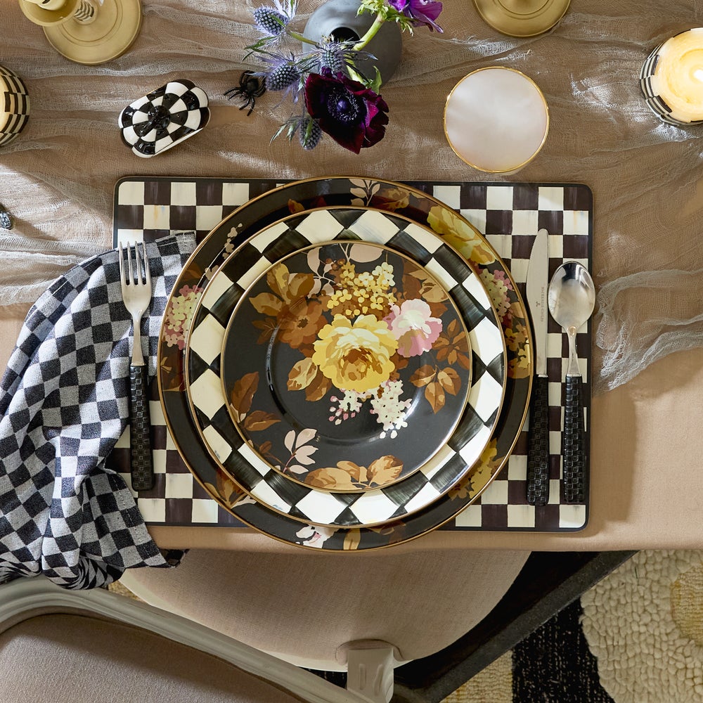 Mackenzie-chilllds Wild Rose Brown Dinnerware - Image 4