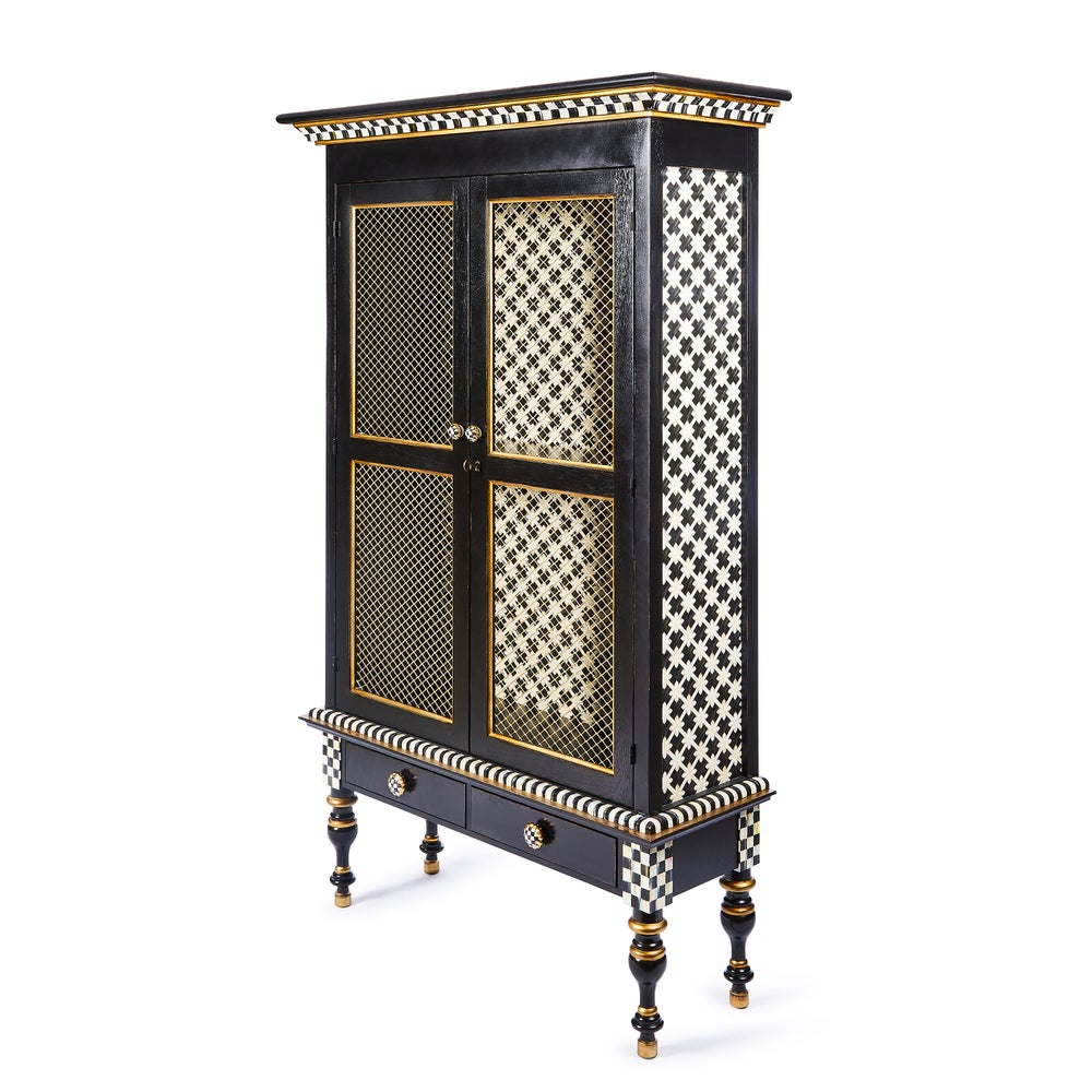 Courtly Criss-Cross Cabinet - Image 12