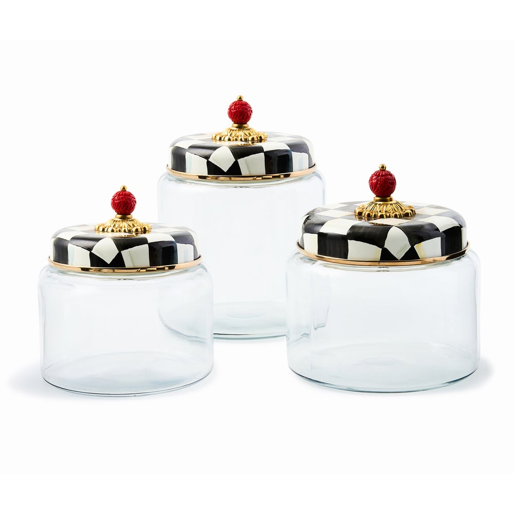 Courtly Check Kitchen Canisters