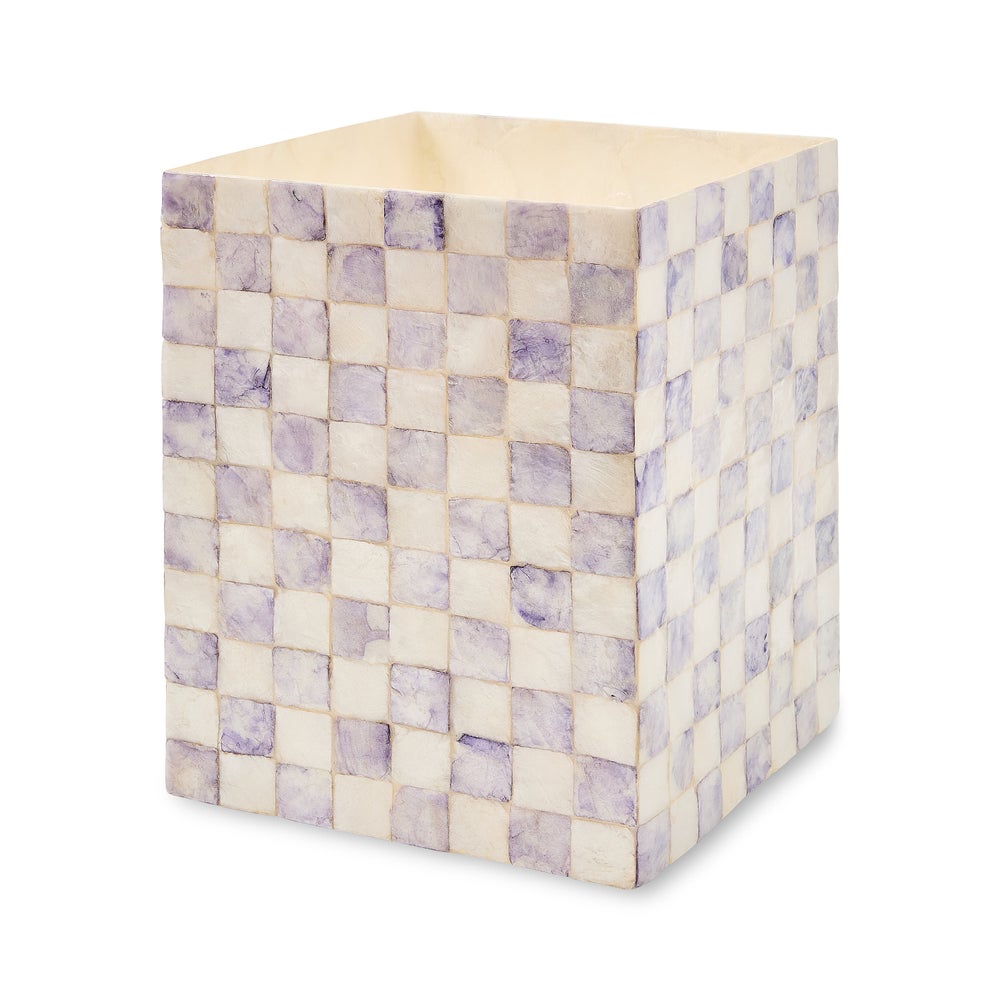 Mackenzie-chilllds Violet Check Mackenzie-chilllds Capiz Bath Collection - Image 2