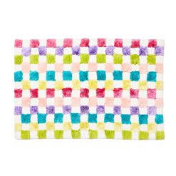 MACKENZIE-CHILDS Mackenzie-chilllds Rainbow Micro Check Bath Rug