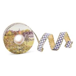 Mackenzie-chilllds Violet Check 1″ Ribbon
