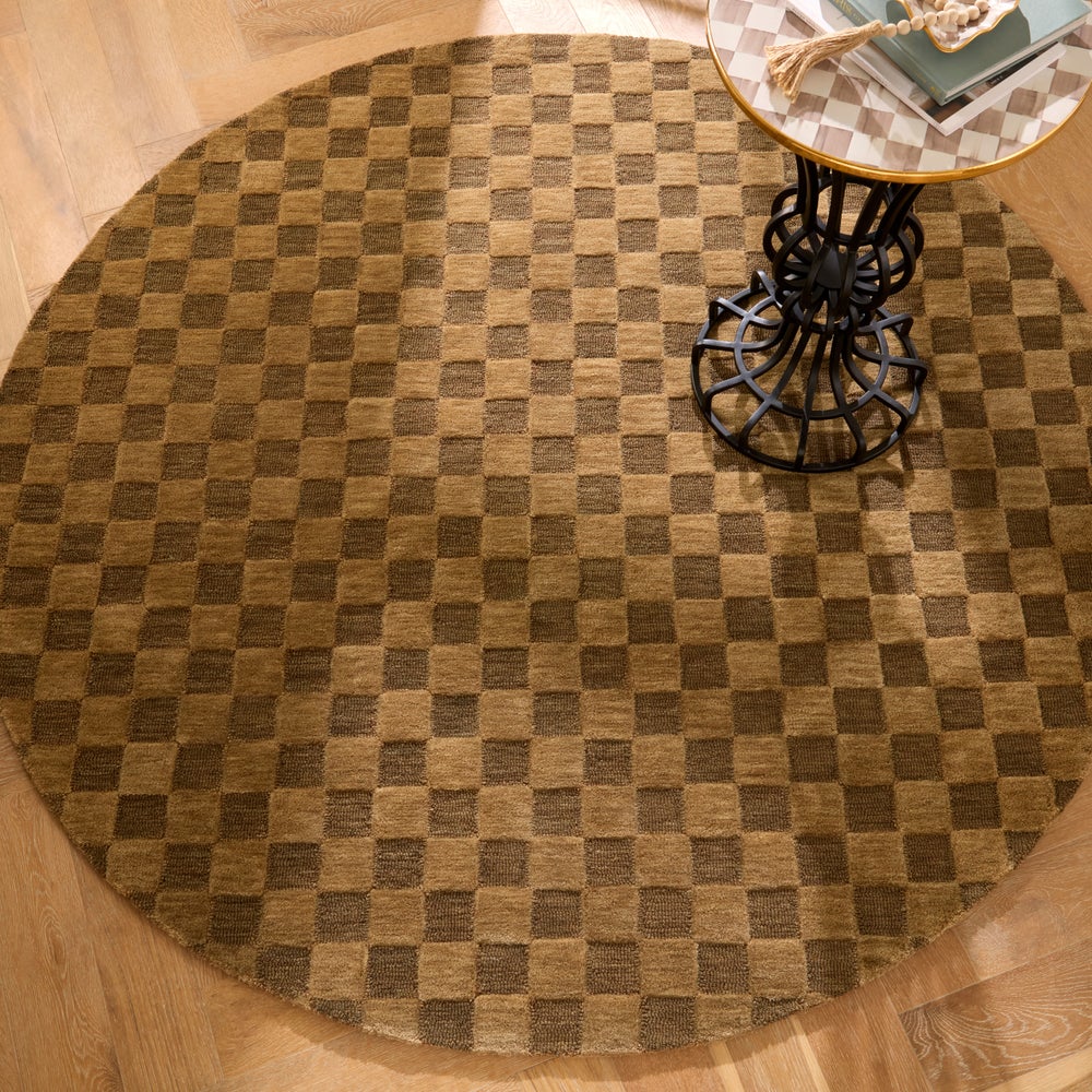 Cocoa Checkerboard Rug - Image 7