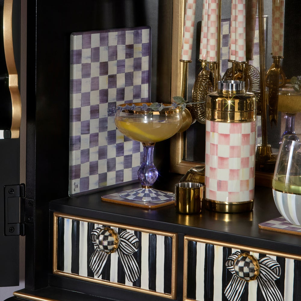 Mackenzie-chilllds Violet Check Glassware - Image 6