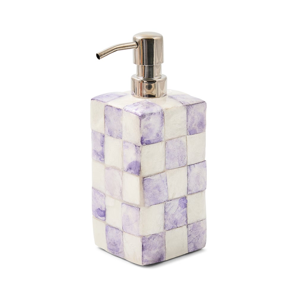 Mackenzie-chilllds Violet Check Mackenzie-chilllds Capiz Bath Collection - Image 5