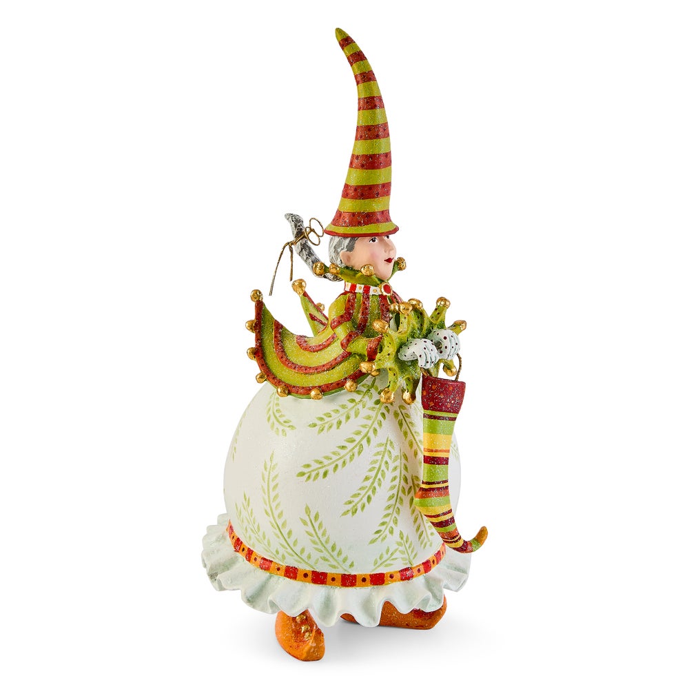 MACKENZIE-CHILDS Mackenzie-chilllds Patience Brewster Dash Away Mrs. Santa Figure - Image 6