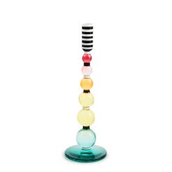 MACKENZIE-CHILDS Mackenzie-chilllds Fairy Tale Glass Candlestick