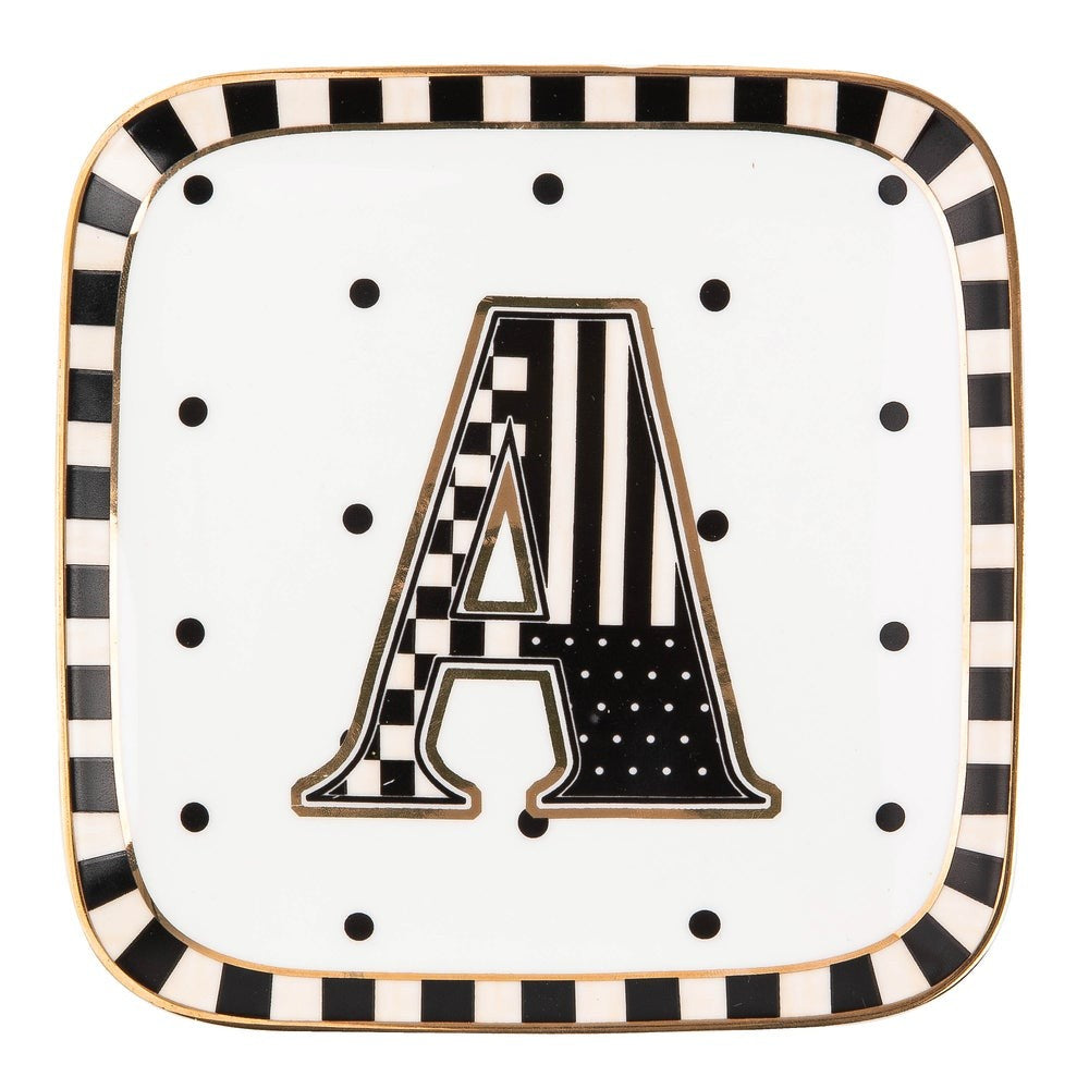 MACKENZIE-CHILDS Mackenzie-chilllds Monogram Dish - Image 2