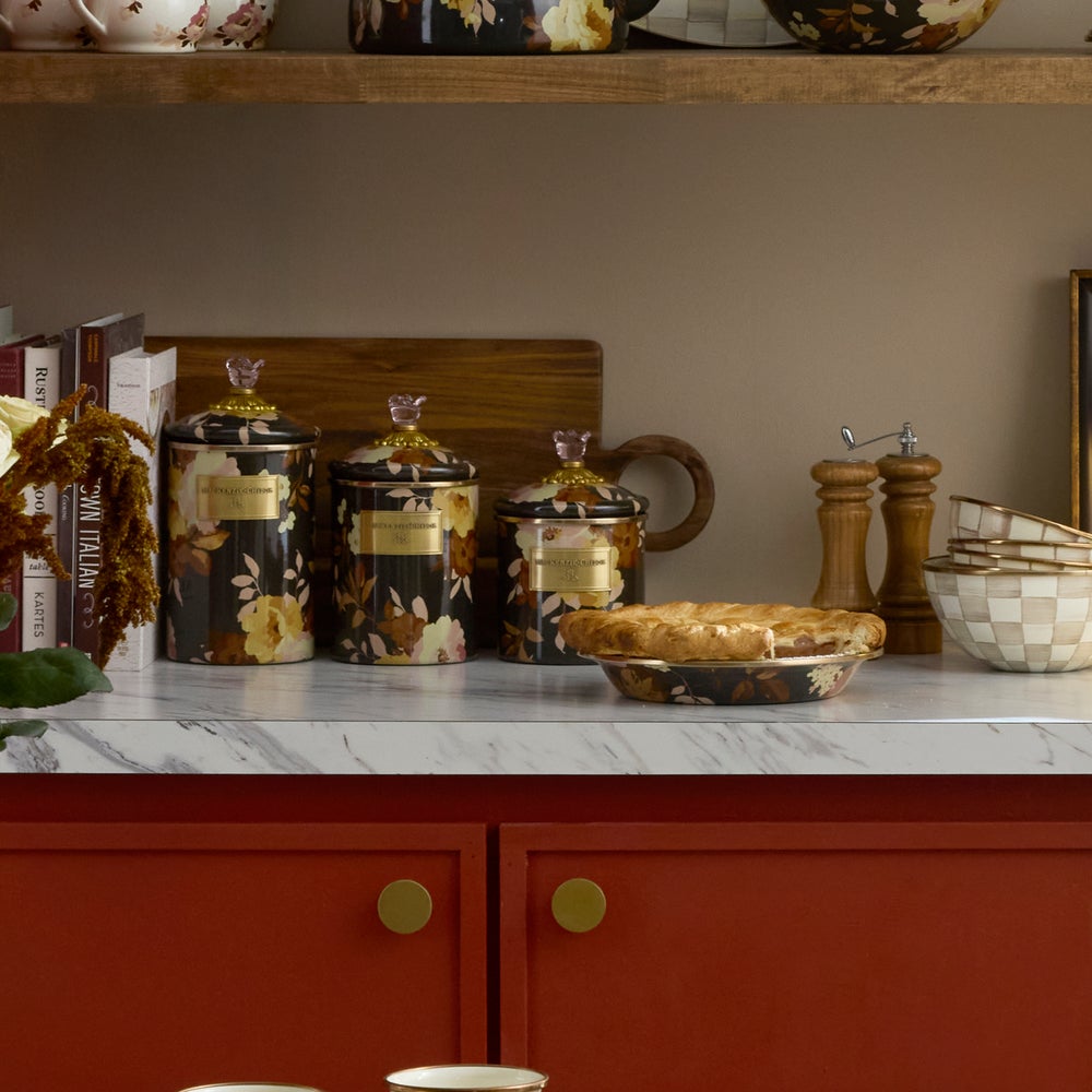 Mackenzie-chilllds Wild Rose Brown Canisters - Image 4