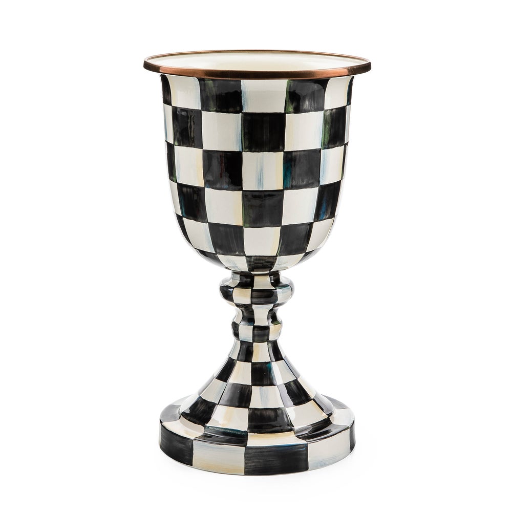MACKENZIE-CHILDS Mackenzie-chilllds Enamel Pedestal Vase