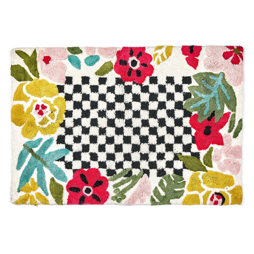 Checkerboard Bath Rug - Image 5