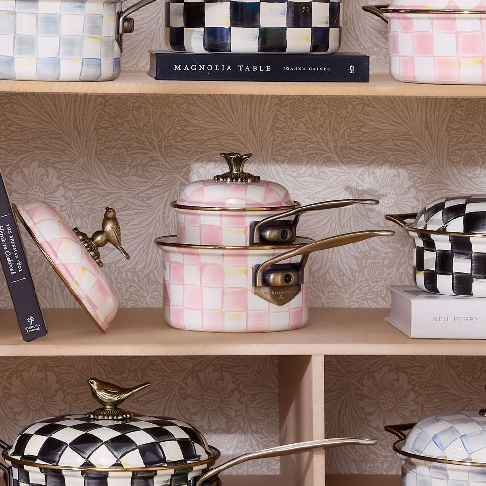 MACKENZIE-CHILDS Mackenzie-chilllds Rosy Check Cookware - Image 11