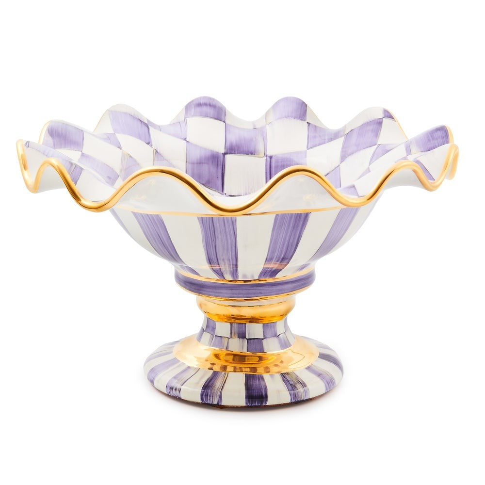 Check Ceramic Compote - Image 7