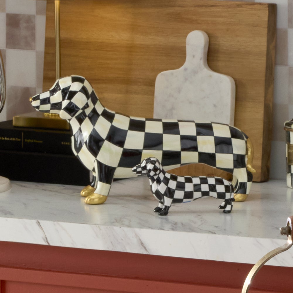 Courtly Check Dog Figurine - Image 2