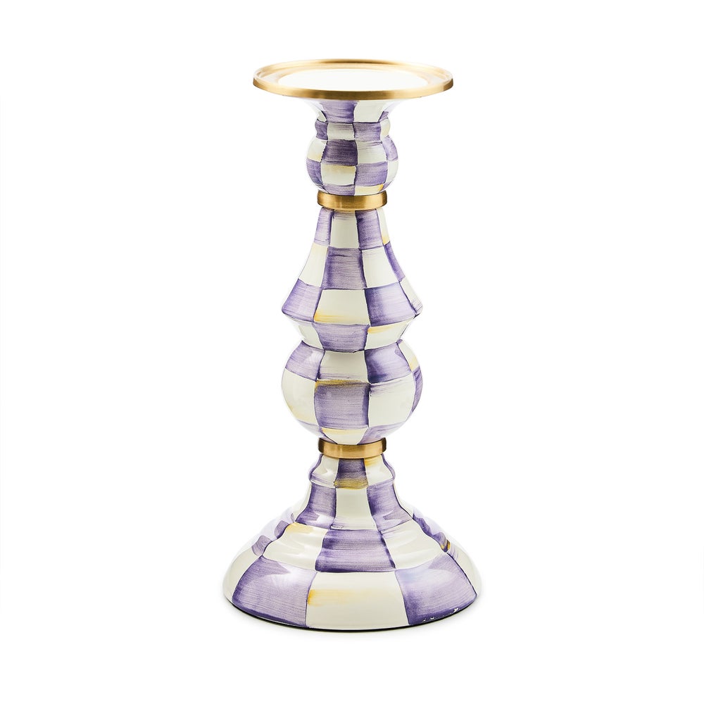 MACKENZIE-CHILDS Mackenzie-chilllds Enamel Pillar Candlestick Holder - Image 16