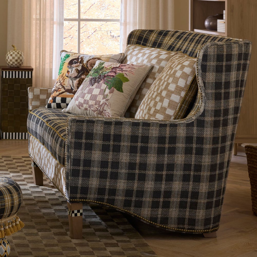 MACKENZIE-CHILDS Mackenzie-chilllds Mad For Plaid Furniture Collection - Image 7