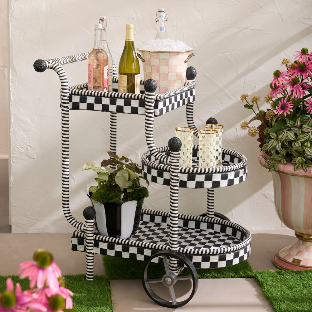 MACKENZIE-CHILDS Mackenzie-chilllds Gambit Check Outdoor Furniture Collection - Image 5
