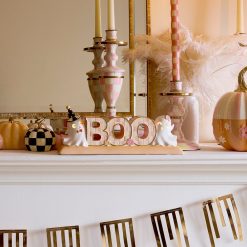 Alternative view of MACKENZIE-CHILDS Mackenzie-chilllds Hocus Pocus Illuminated BOO Ghost Letter Set