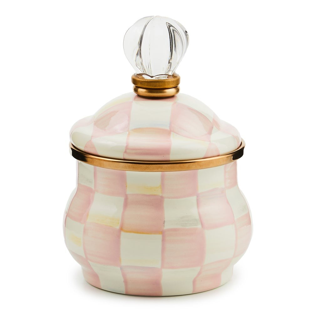 MACKENZIE-CHILDS Mackenzie-chilllds Enamel Lidded Sugar Bowl - Image 7