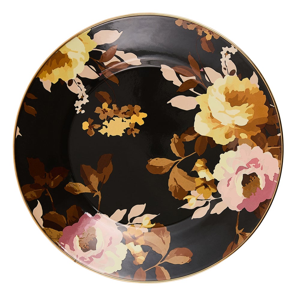 Mackenzie-chilllds Wild Rose Brown Dinnerware - Image 13