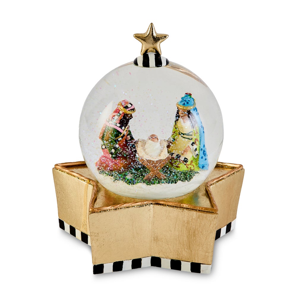 MACKENZIE-CHILDS Mackenzie-chilllds Patience Brewster Nativity Snow Globe - Image 4