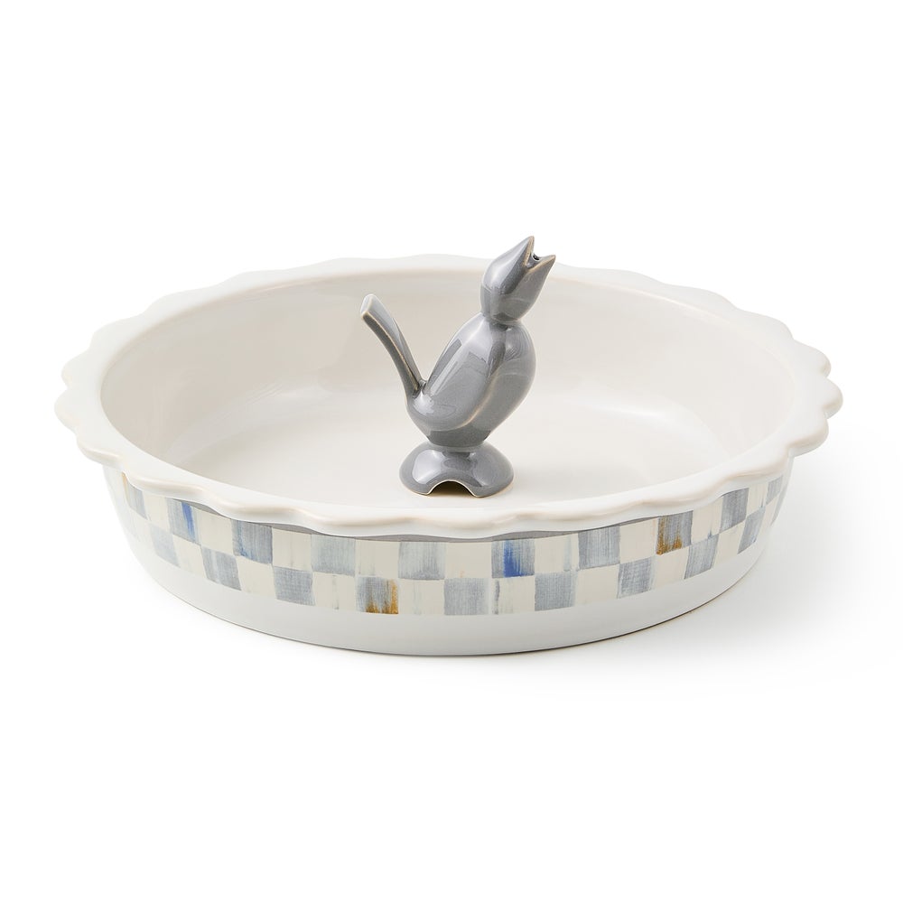 Check Everyday Pie Plate with Pie Bird - Image 5