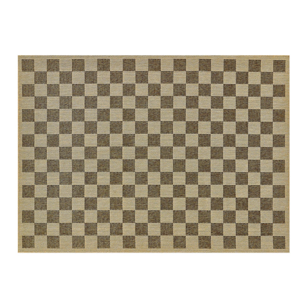 Checked Indoor/Outdoor Rug - Image 9