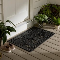 Alternative view of MACKENZIE-CHILDS Mackenzie-chilllds Great Vase Rubber Entrance Mat