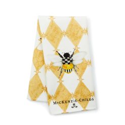 Alternative view of MACKENZIE-CHILDS Mackenzie-chilllds Honeycomb With Mackenzie-chilllds Bees Dish Towel