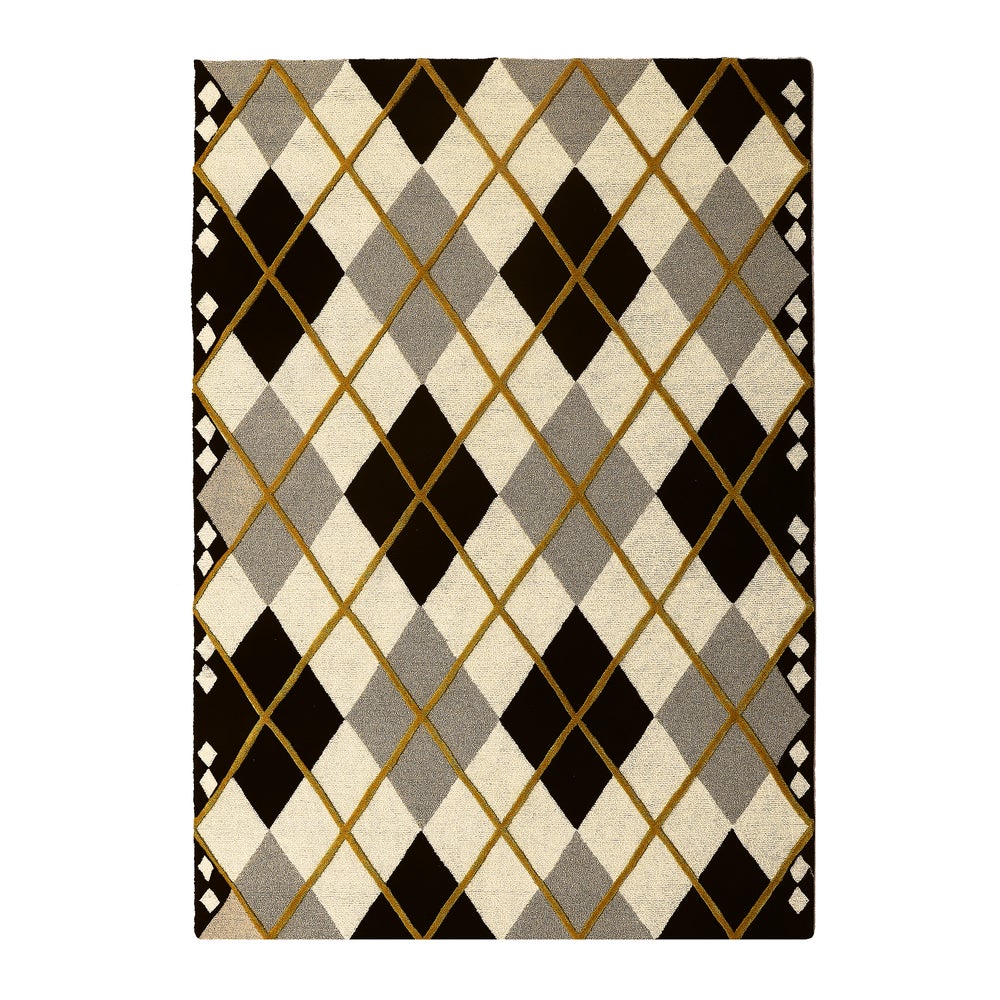 Cream Argyle Rug - Image 4