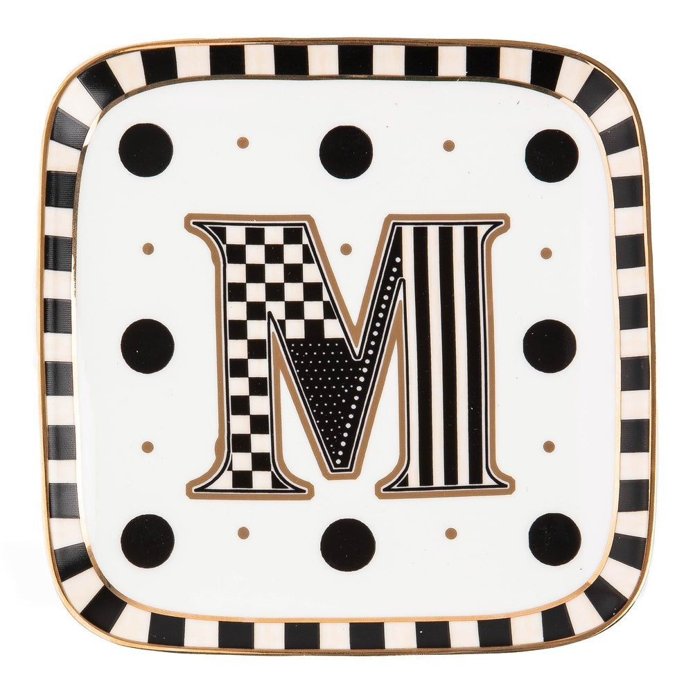 MACKENZIE-CHILDS Mackenzie-chilllds Monogram Dish - Image 9