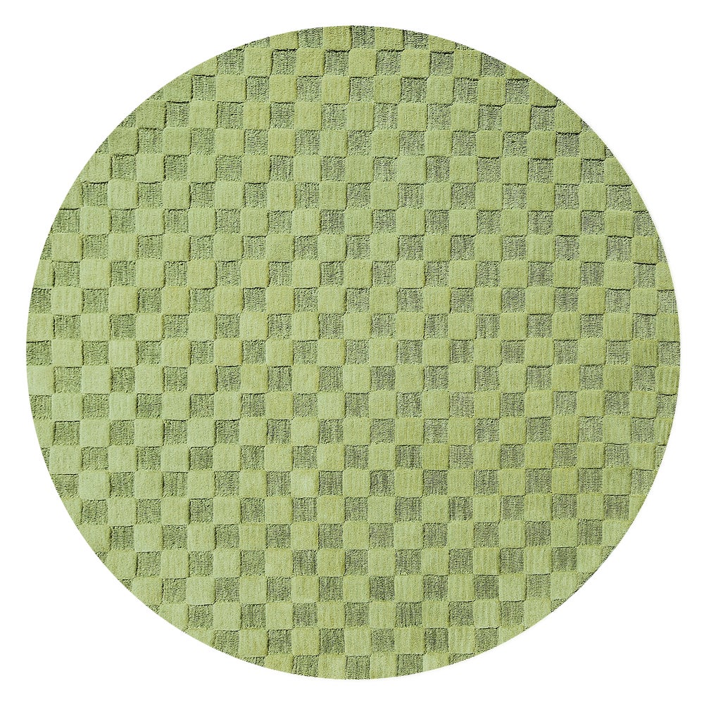 MACKENZIE-CHILDS Mackenzie-chilllds Moss Checkerboard Rug - Image 5