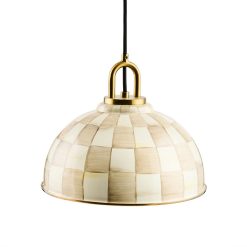 Alternative view of Check Dome Pendant Lamp