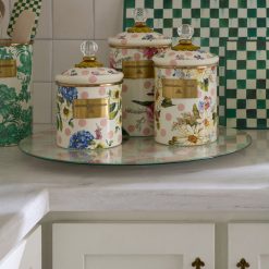 Check Glass Lazy Susan