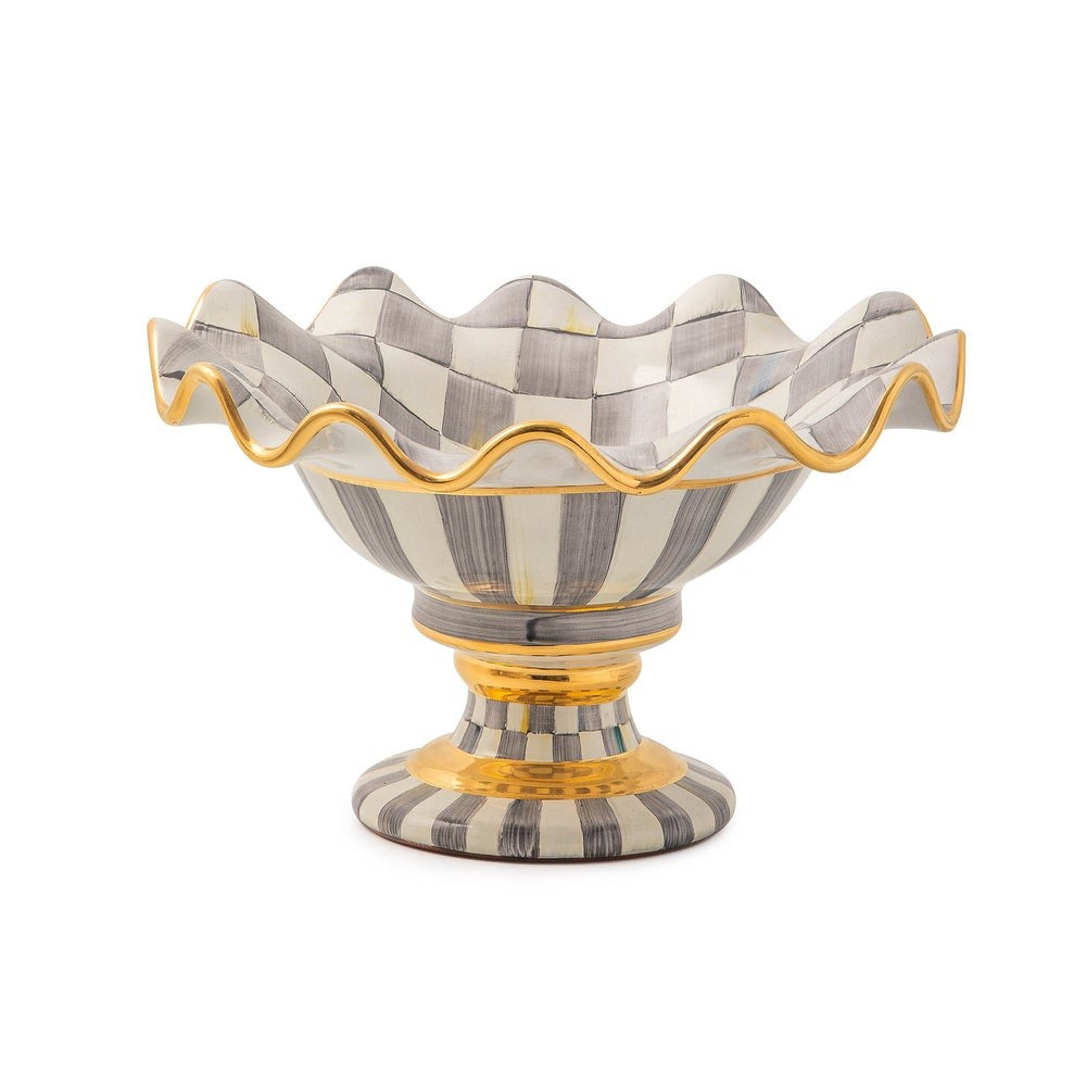 Check Ceramic Compote - Image 6