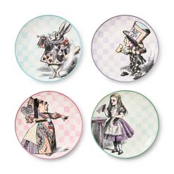 Mackenzie-chilllds Wonderland Plates, Set of 4