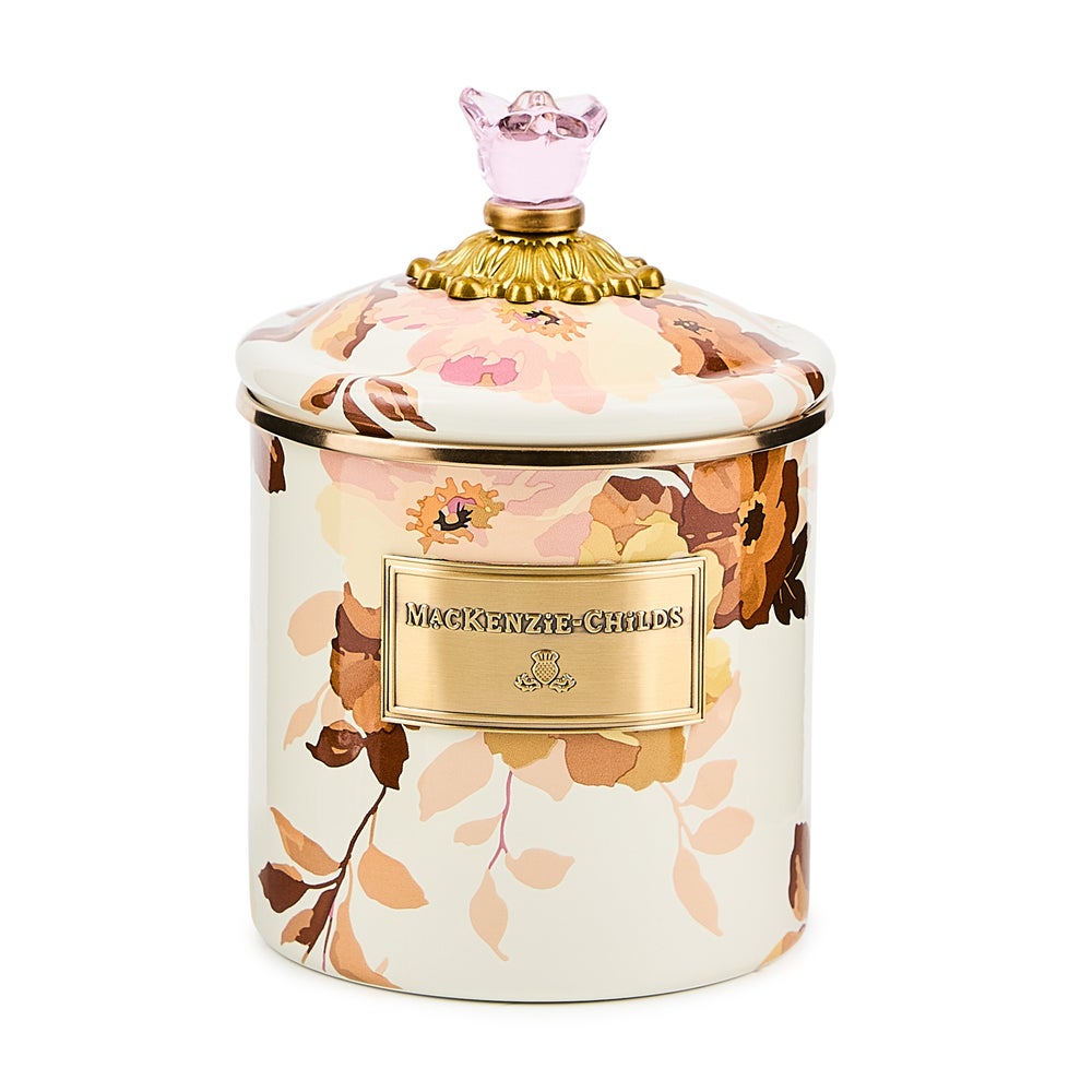 Mackenzie-chilllds Wild Rose White Canisters