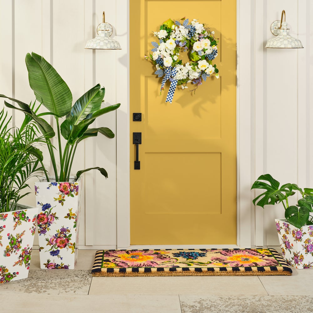 MACKENZIE-CHILDS Mackenzie-chilllds Flower Market Entrance Mat