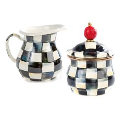 Alternative view of MACKENZIE-CHILDS Mackenzie-chilllds Enamel Creamer & Sugar Set