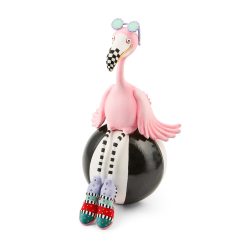 MACKENZIE-CHILDS Mackenzie-chilllds Patience Brewster Sheila Flamingo on Ball