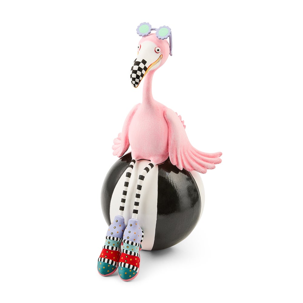 MACKENZIE-CHILDS Mackenzie-chilllds Patience Brewster Sheila Flamingo on Ball