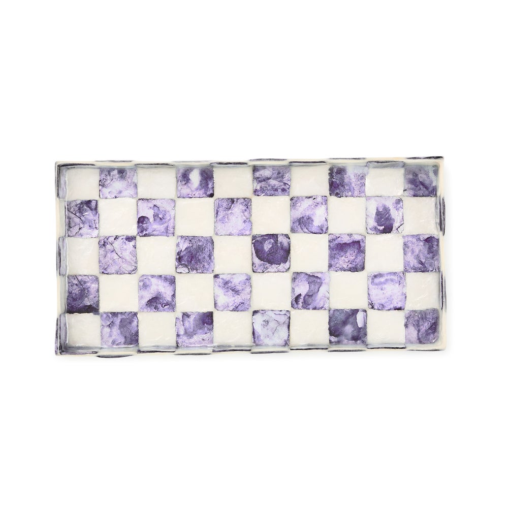 Mackenzie-chilllds Violet Check Mackenzie-chilllds Capiz Bath Collection - Image 12