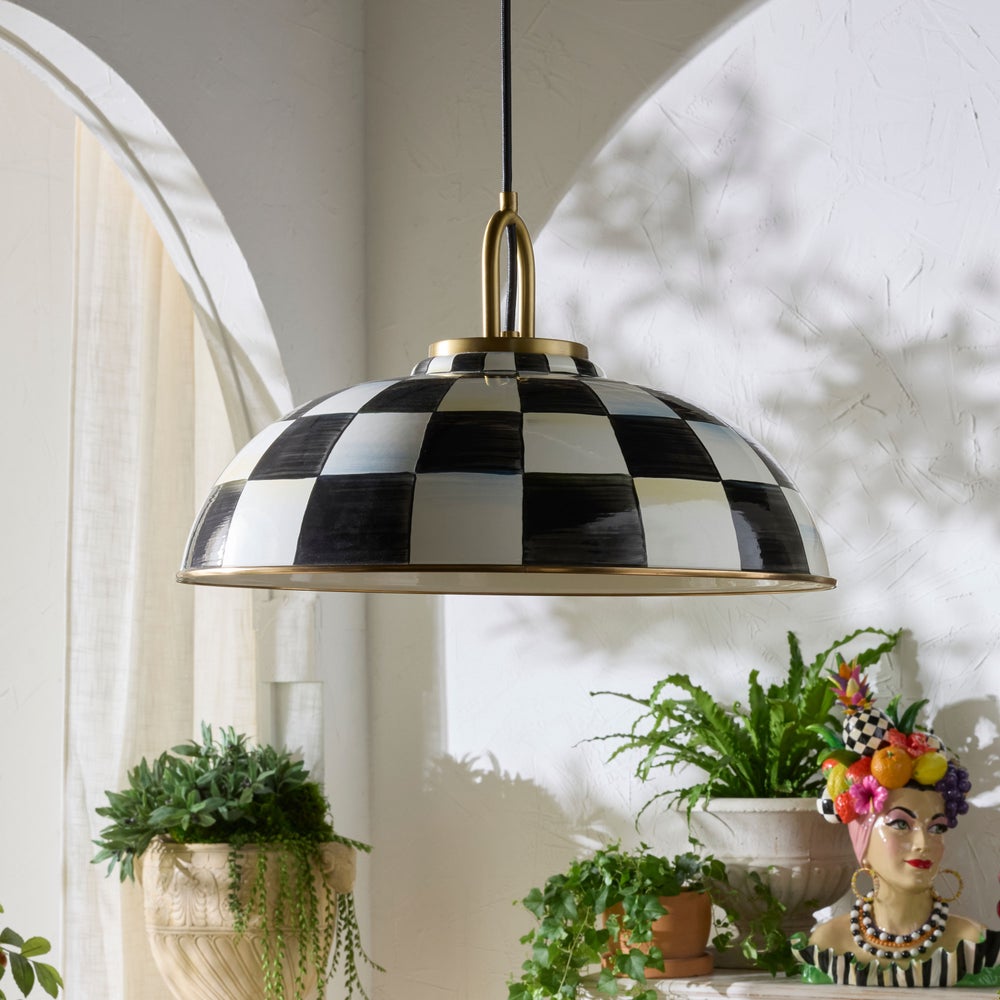 Courtly Check 18?? Dome Pendant Lamp - Image 4