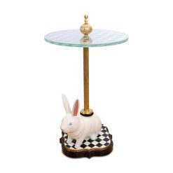 MACKENZIE-CHILDS Mackenzie-chilllds Rabbit Warren Ceramic Accent Table